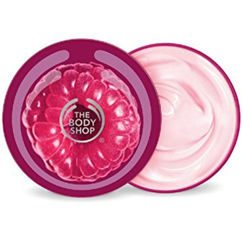 the body shop early-harvest raspberry body butter