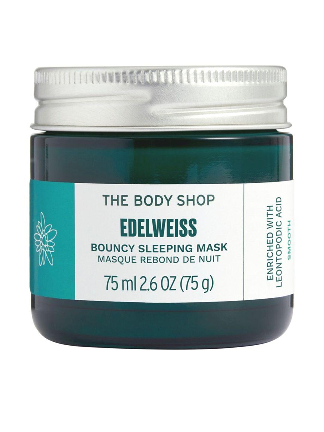 the body shop edelweiss with leontopodic acid bouncy sleeping mask - 75 ml