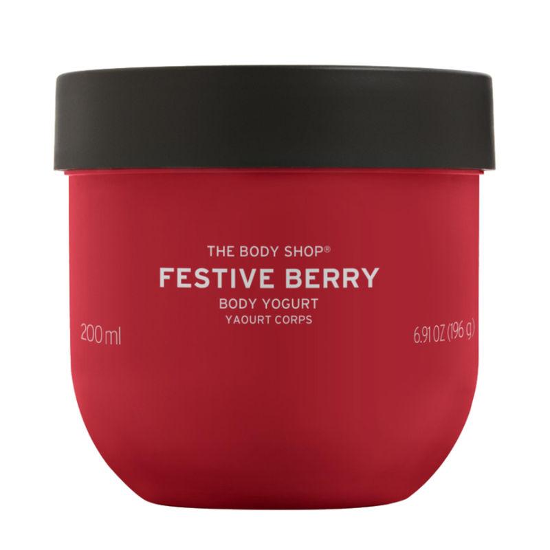 the body shop festive berry body yogurt