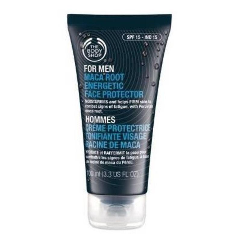 the body shop for men maca root energetic face protector