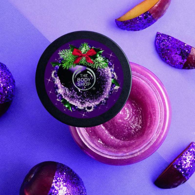 the body shop frosted plum body scrub