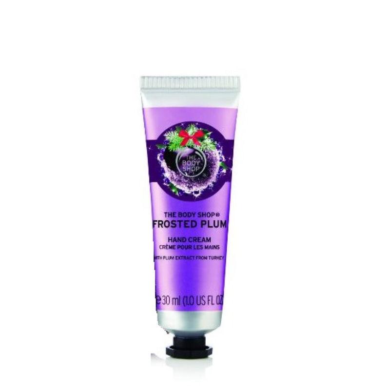 the body shop frosted plum hand cream