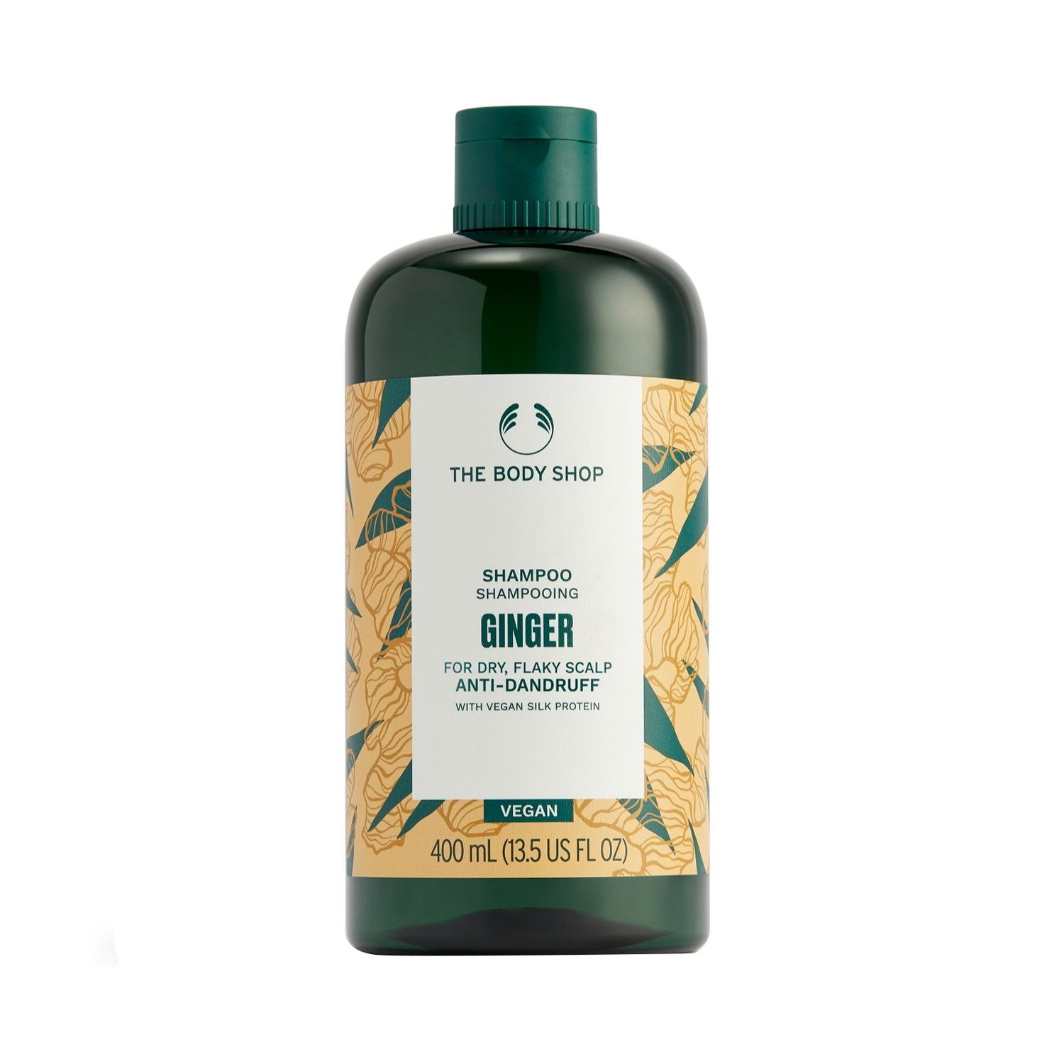 the body shop ginger anti-dandruff shampoo (400ml)