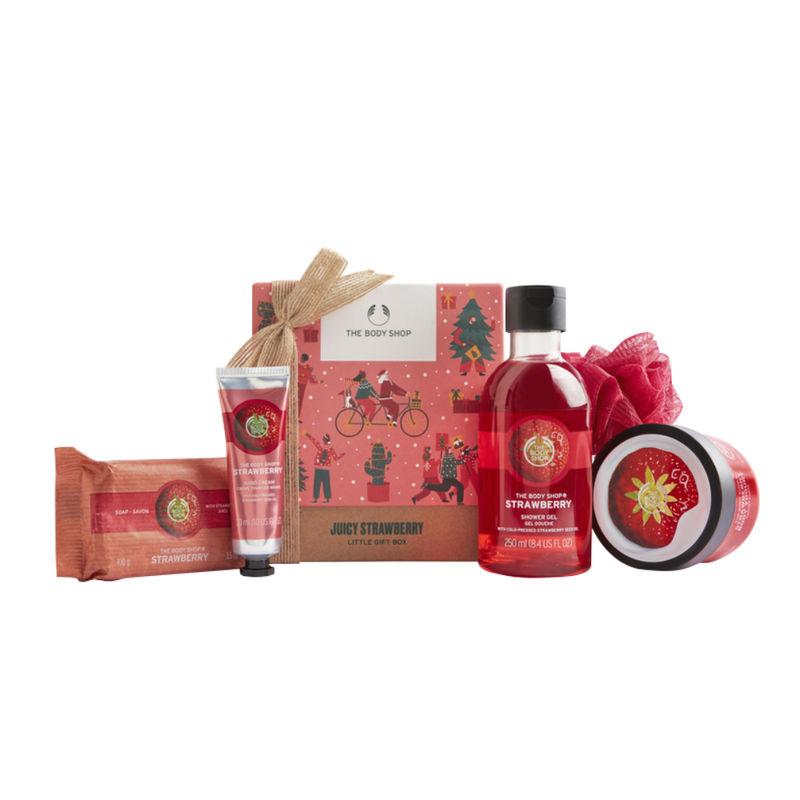 the body shop juicy strawberry little gift box