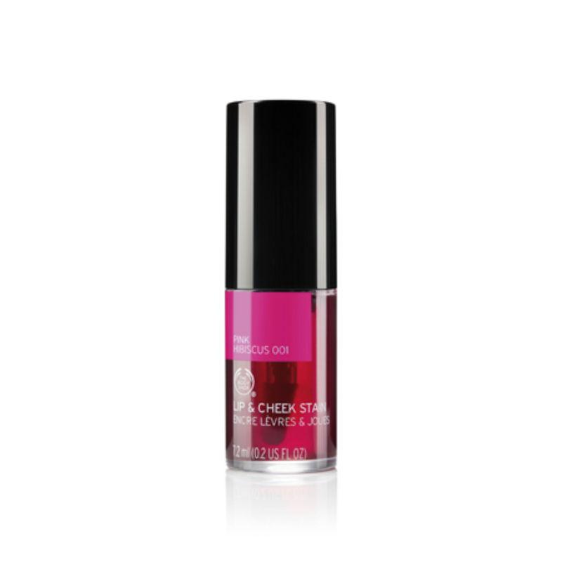the body shop lip and cheek stain - 01 pink hibiscus