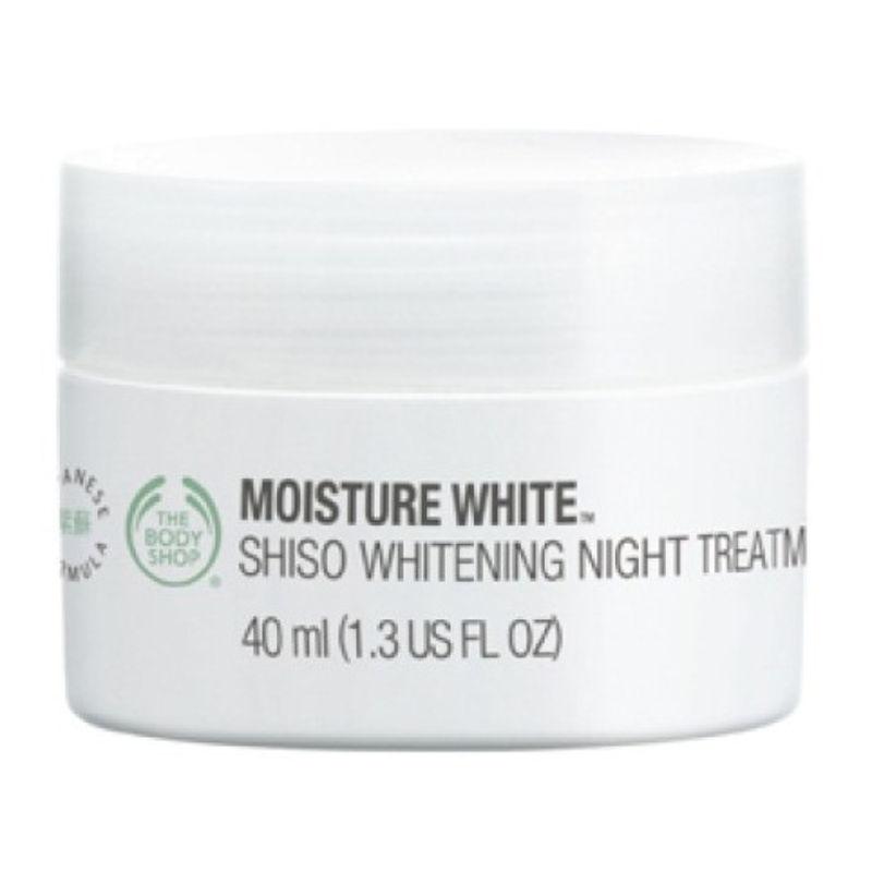 the body shop moisture white shiso whitening night treatment