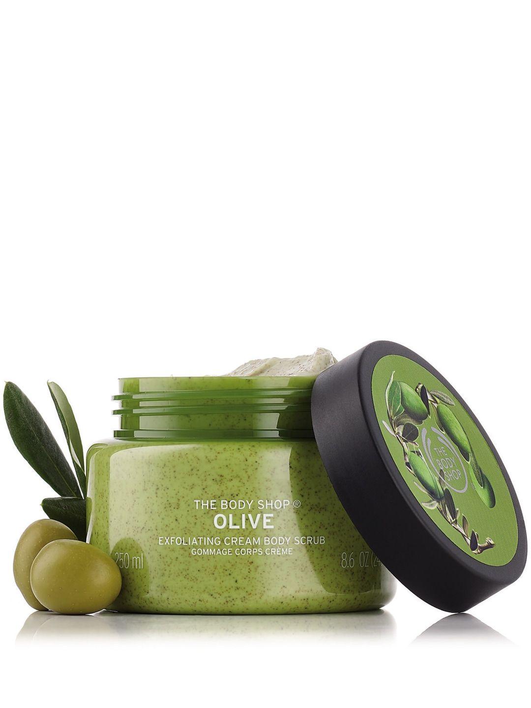the body shop olive sustainable body scrub 250 ml