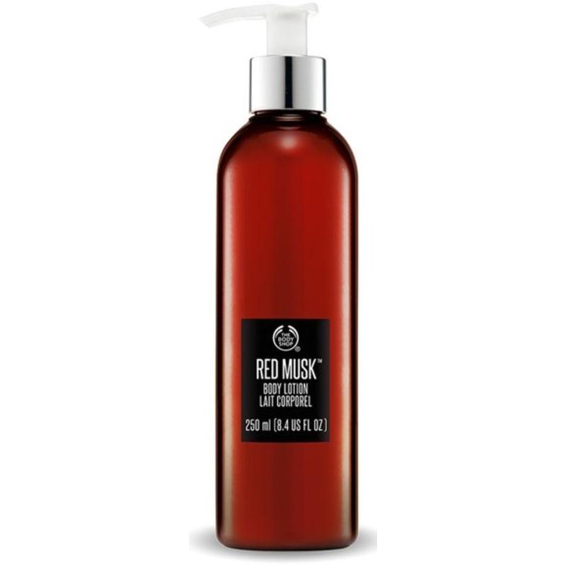 the body shop red musk body lotion