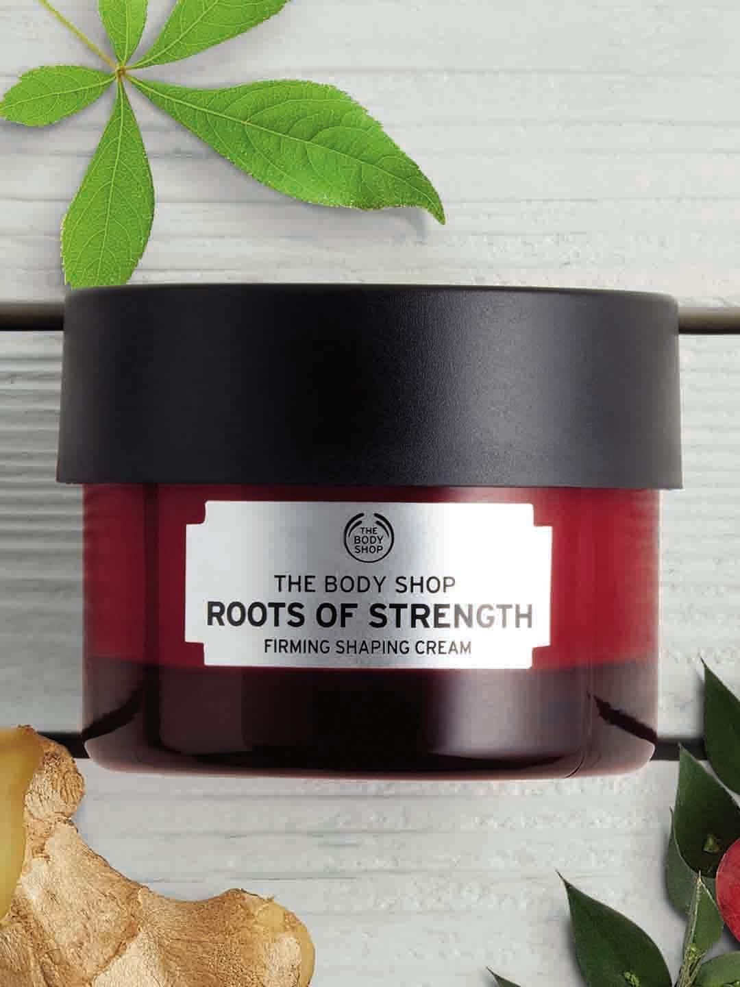 the body shop roots of strength firming shaping day sustainable cream 50 ml