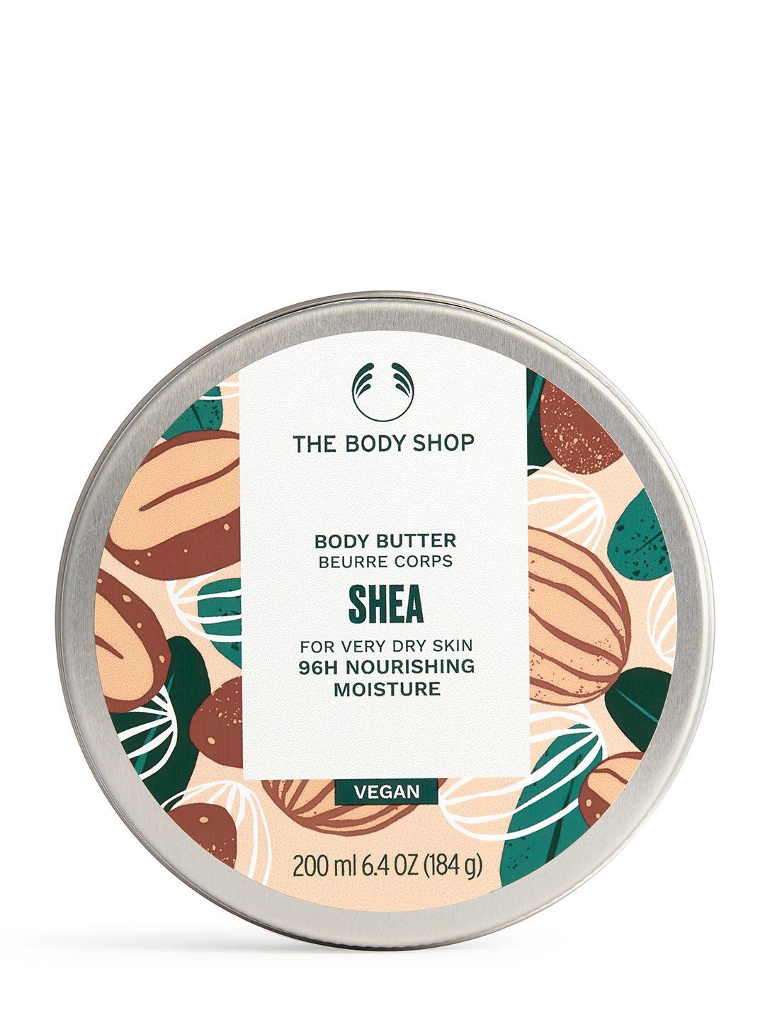 the body shop shea sustainable body butter for very dry skin 200 ml