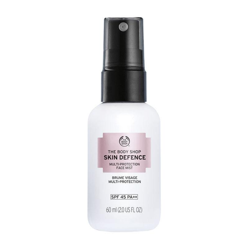 the body shop skin defence multi-protection face mist spf45 pa++