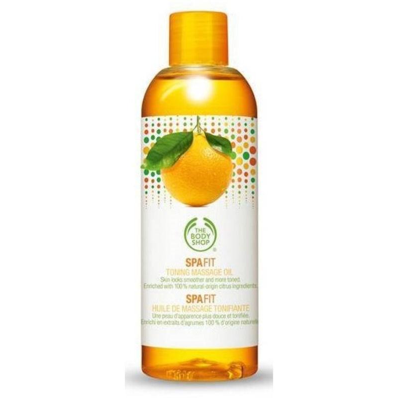 the body shop spa fit toning massage oil