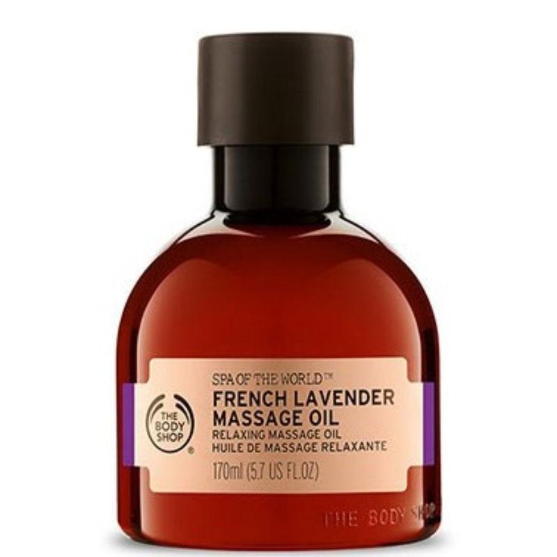 the body shop spa of the world french lavender massage oil