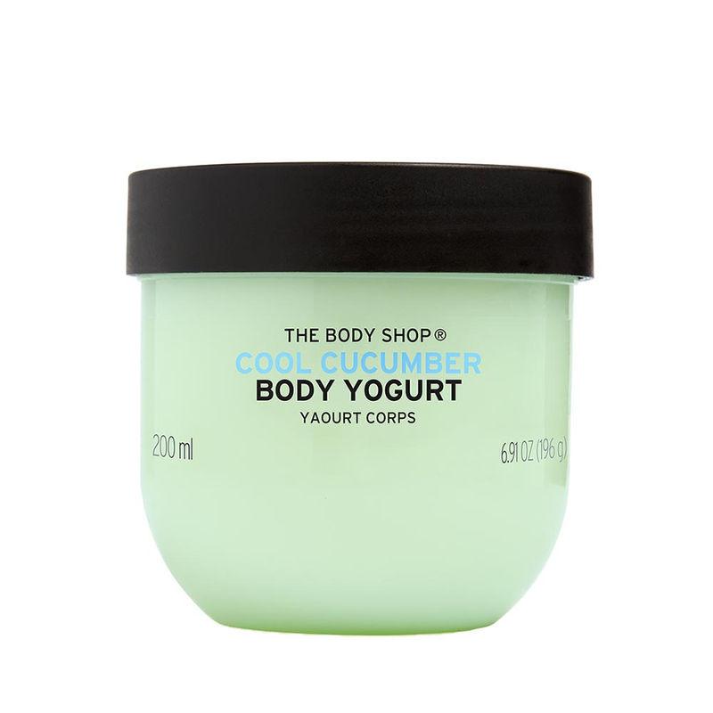 the body shop special edition cool cucumber body yogurt