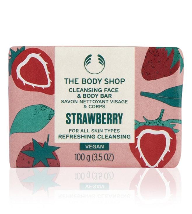 the body shop strawberry soap - 100 gm