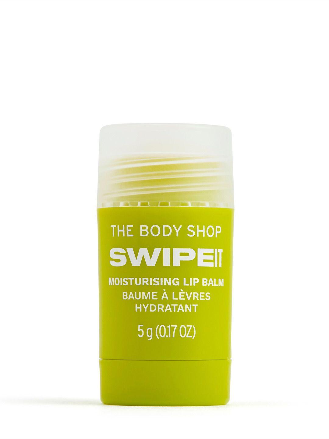 the body shop swipe it moisturizing lip balm- kiwi - 5g