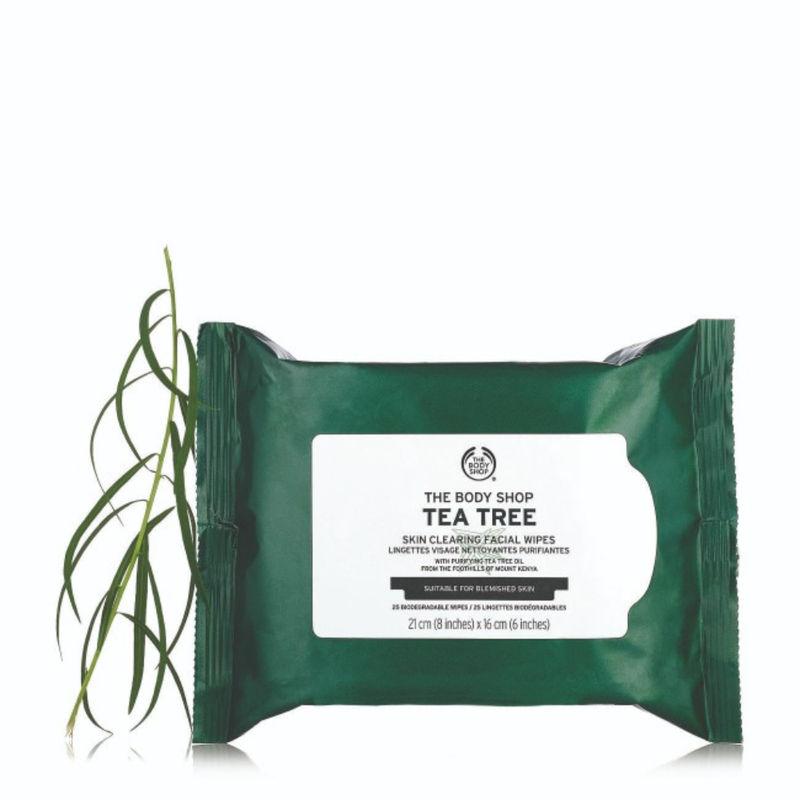 the body shop tea tree cleansing wipes