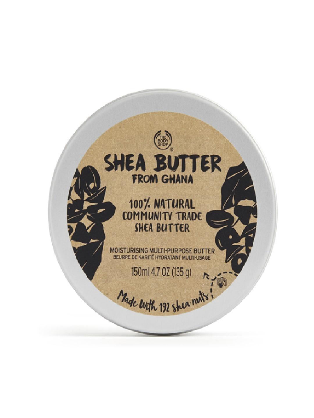 the body shop unisex 100% natural sustainable shea butter 150 ml