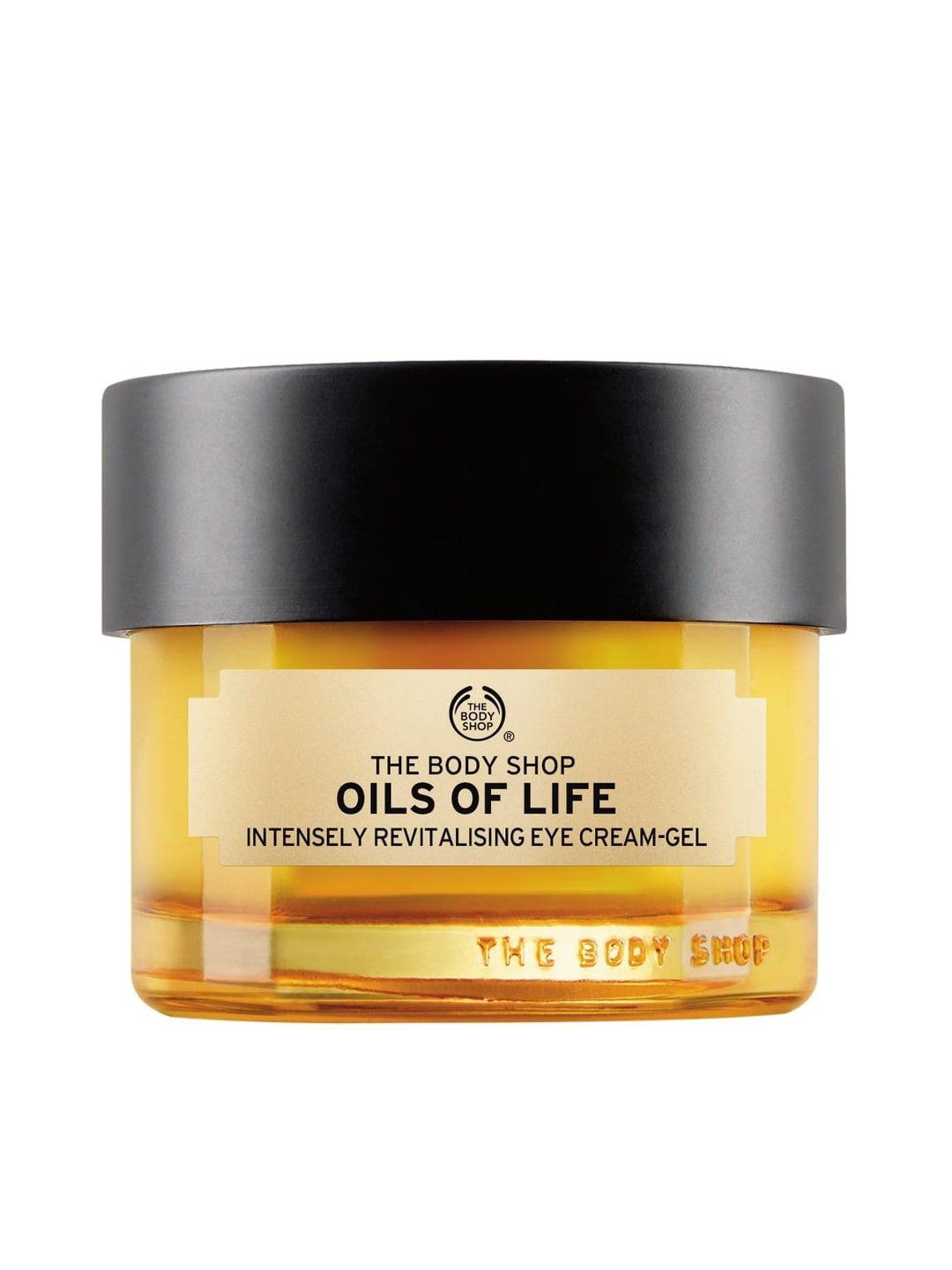 the body shop unisex oils of life sustainable eye cream-gel 20 ml