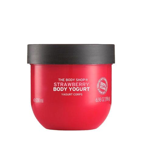 the body shop vegan body yogurt strawberry, 200ml