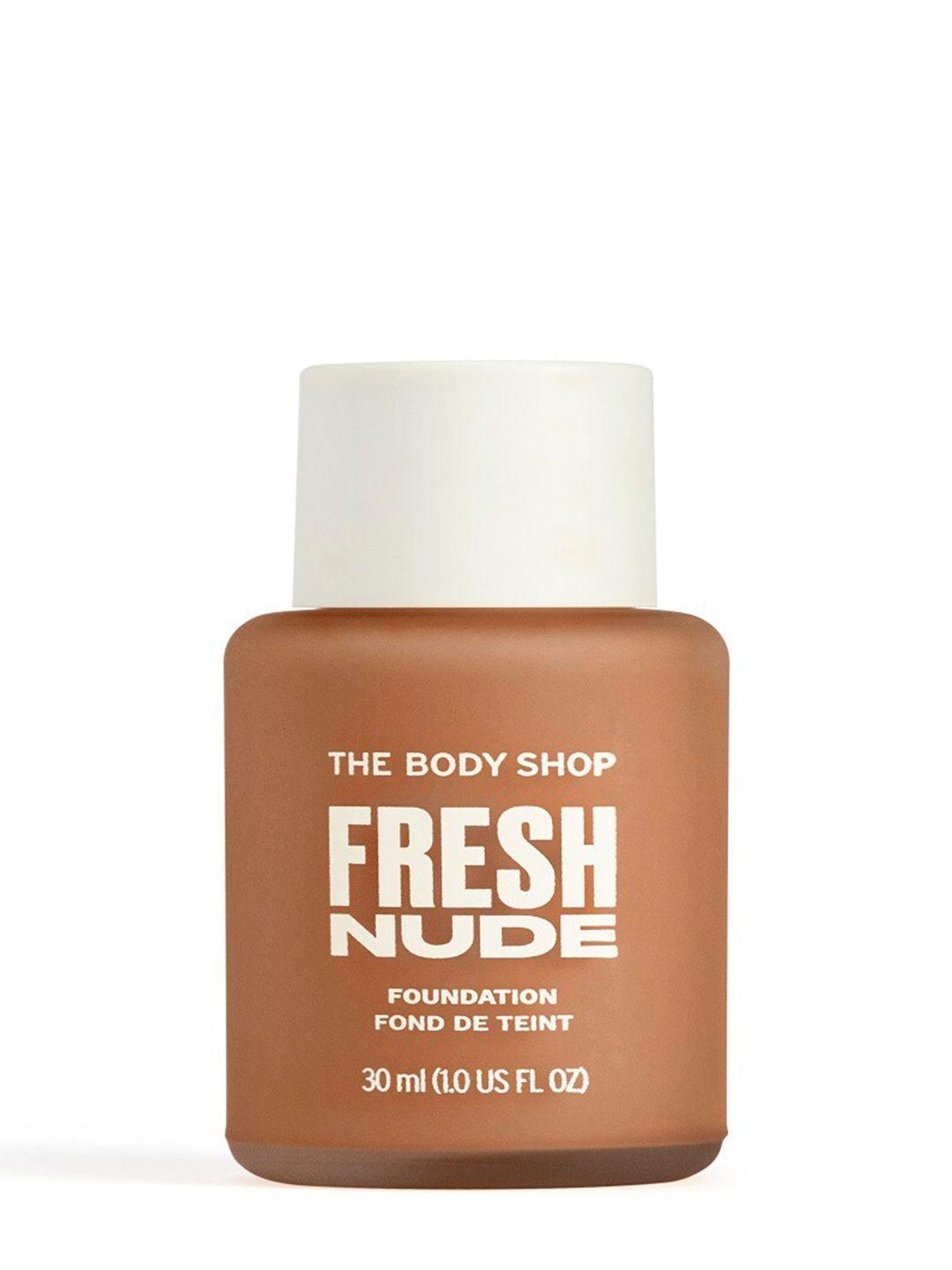 the body shop vegan fresh nude foundation 30 ml - deep 1c