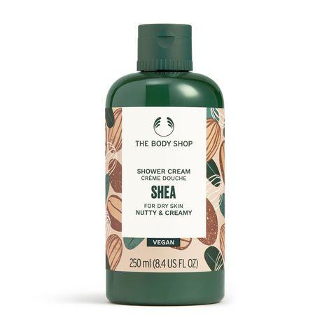 the body shop vegan shea shower cream, 250ml