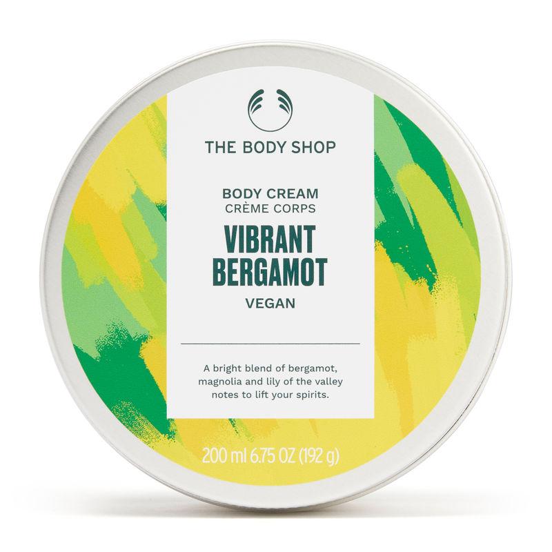 the body shop vibrant bergamot body cream