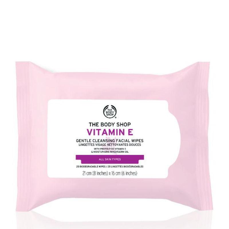 the body shop vitamin e gentle facial cleansing wipes