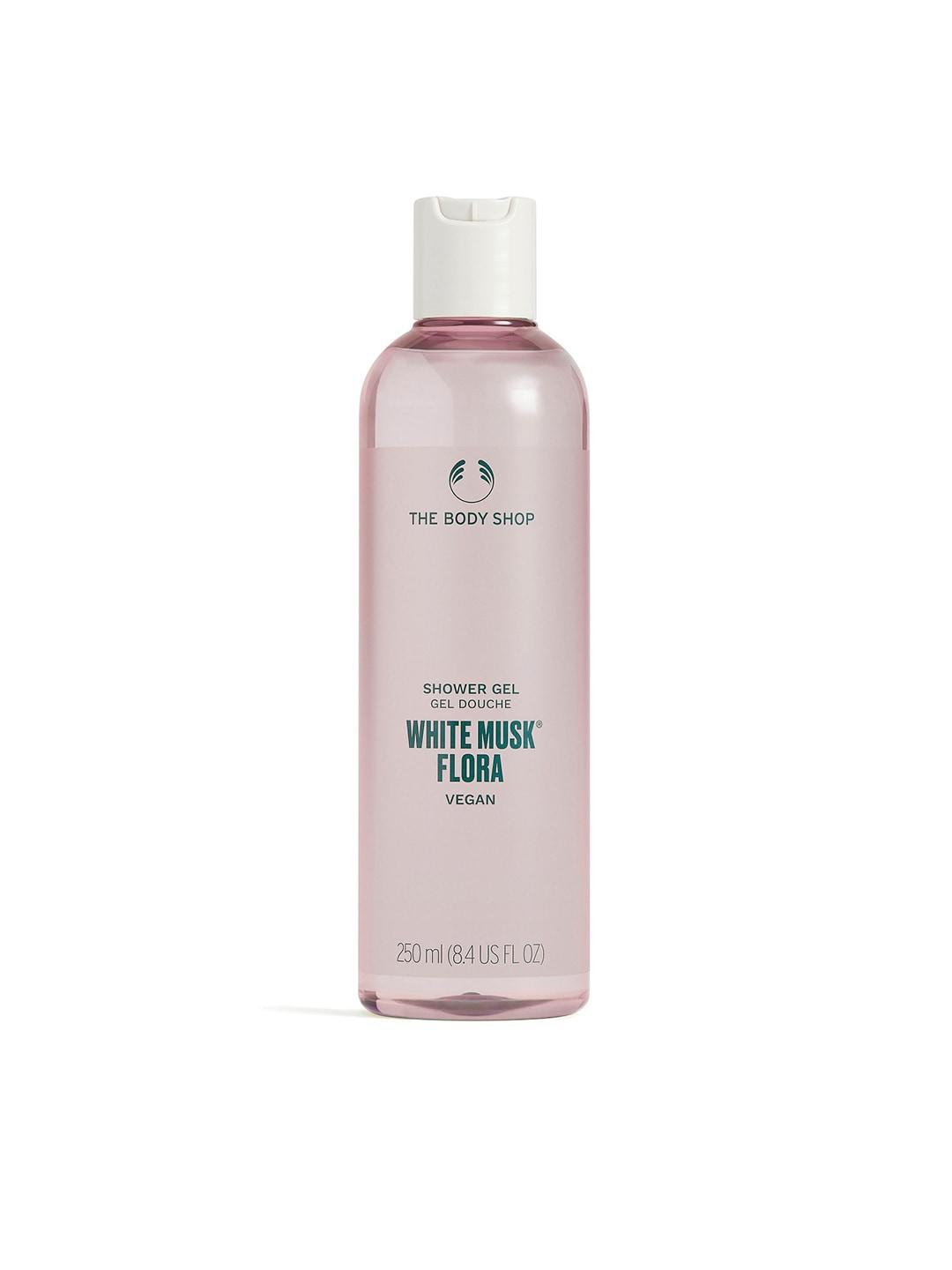 the body shop white musk flora shower gel with aloe vera - 50 ml
