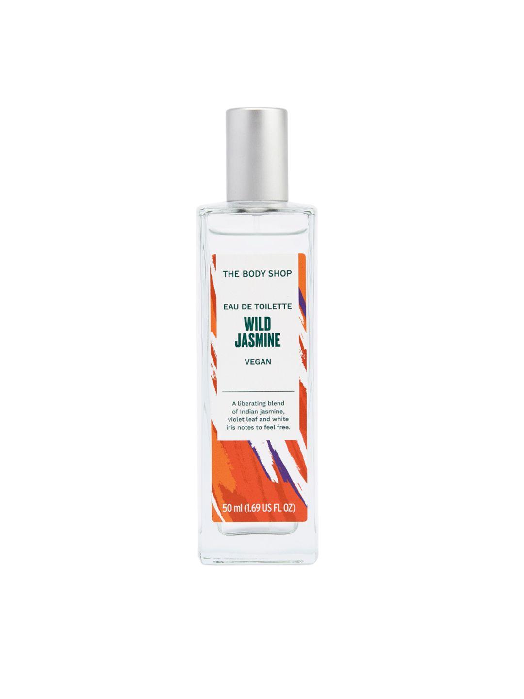 the body shop wild jasmine long lasting vegan eau de toilette - 50 ml