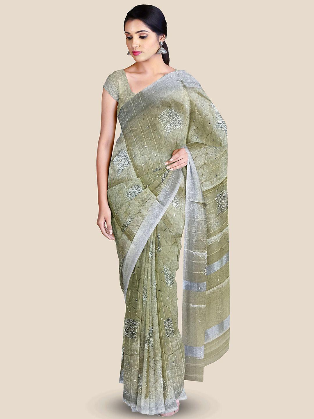 the chennai silks ethnic motifs tissue banarasi saree