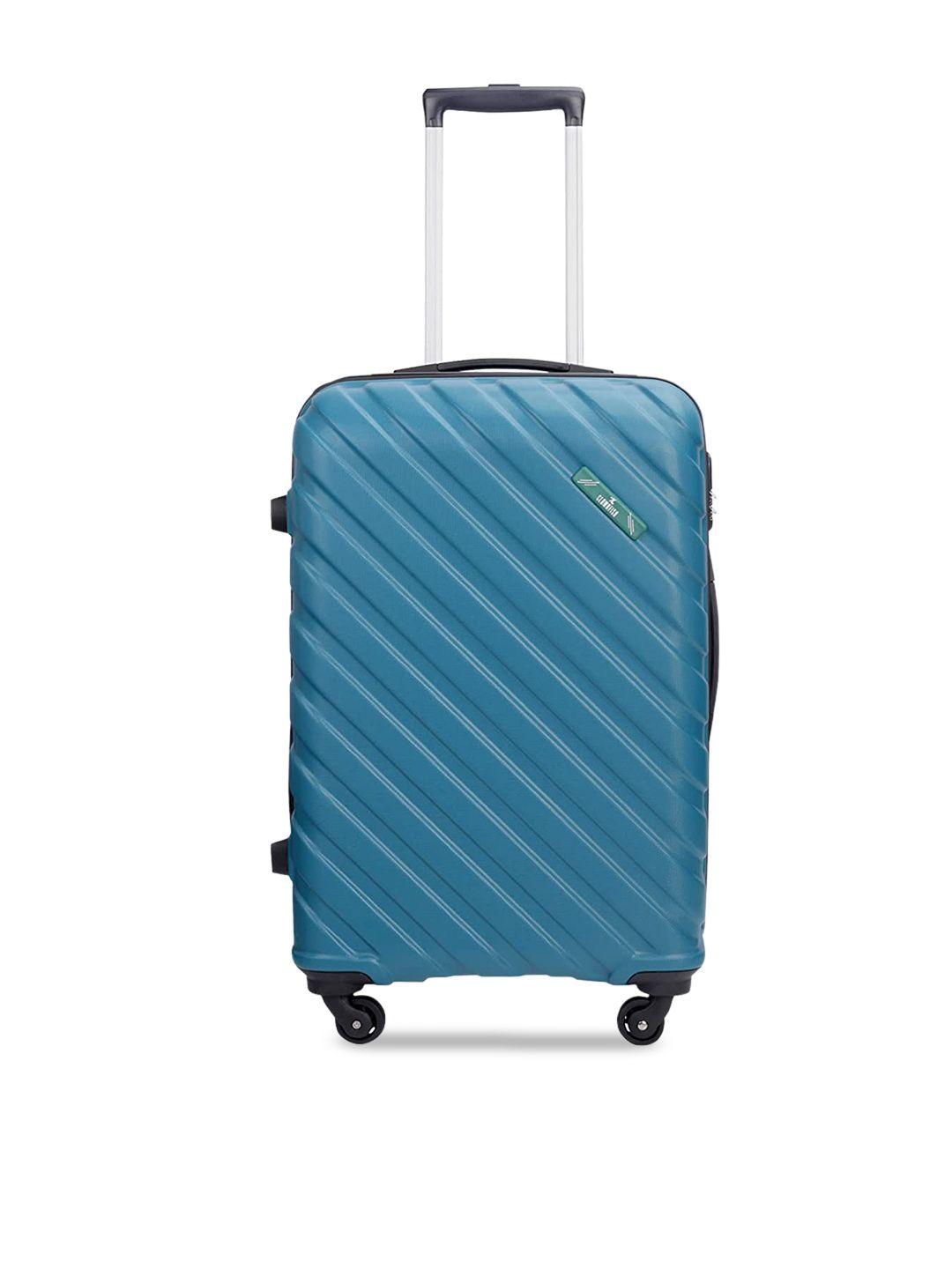 the clownfish armstrong luggage textured hard-sided medium trolley suitcase