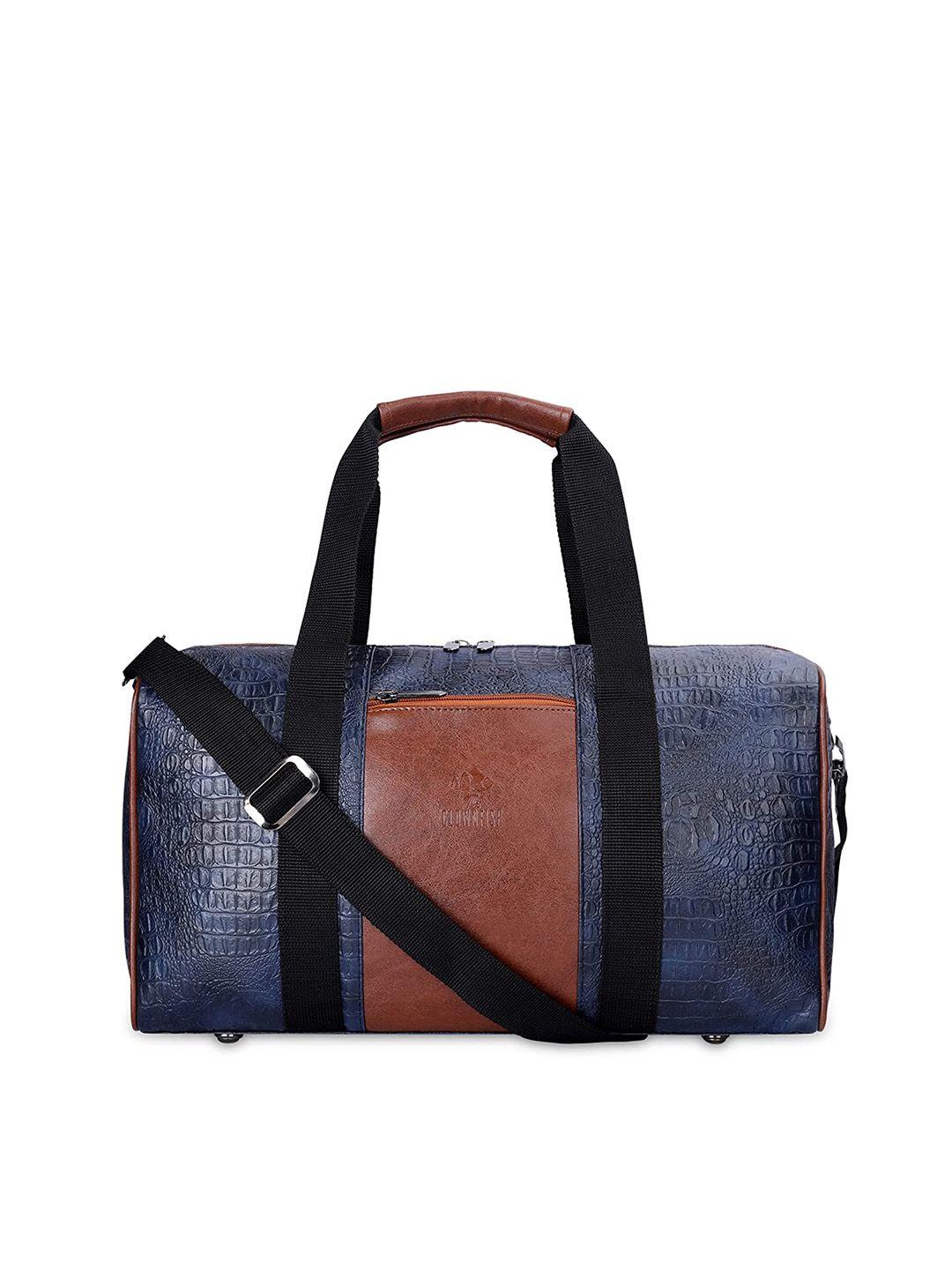 the clownfish faux leather duffel bag