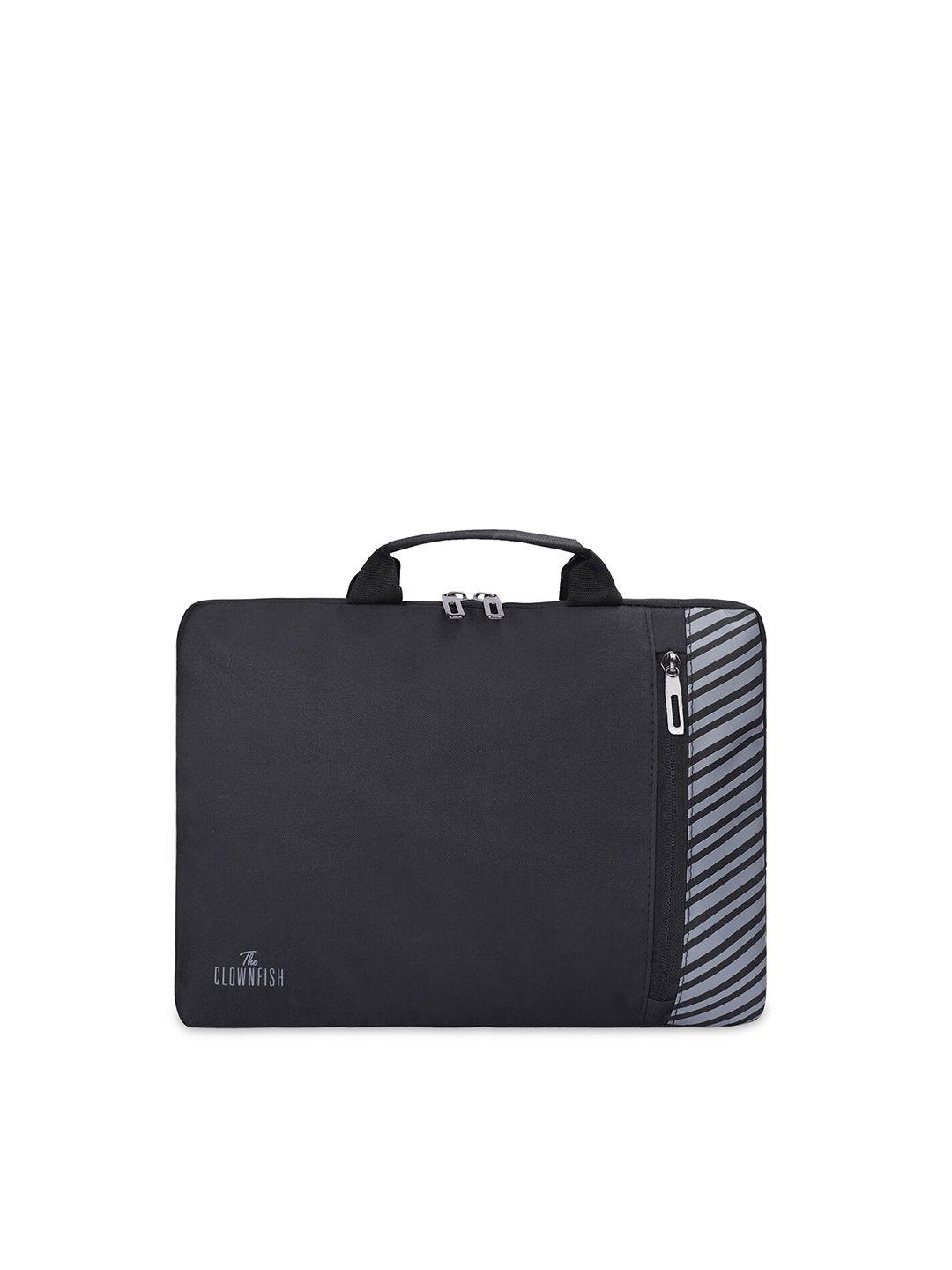 the clownfish solid comfort padded laptop sleeve