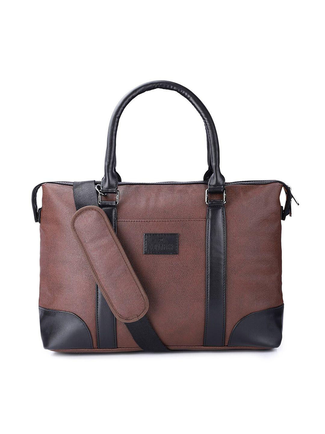 the clownfish unisex brown 15.6 inch laptop bag