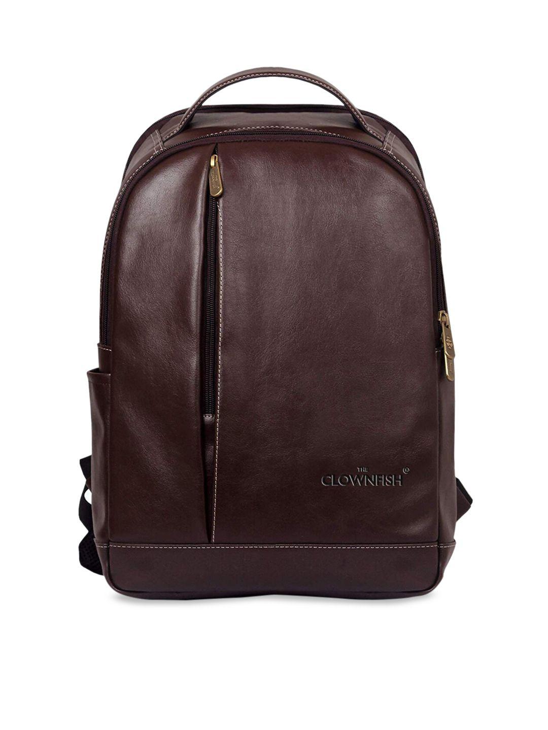 the clownfish unisex brown solid 27l backpack