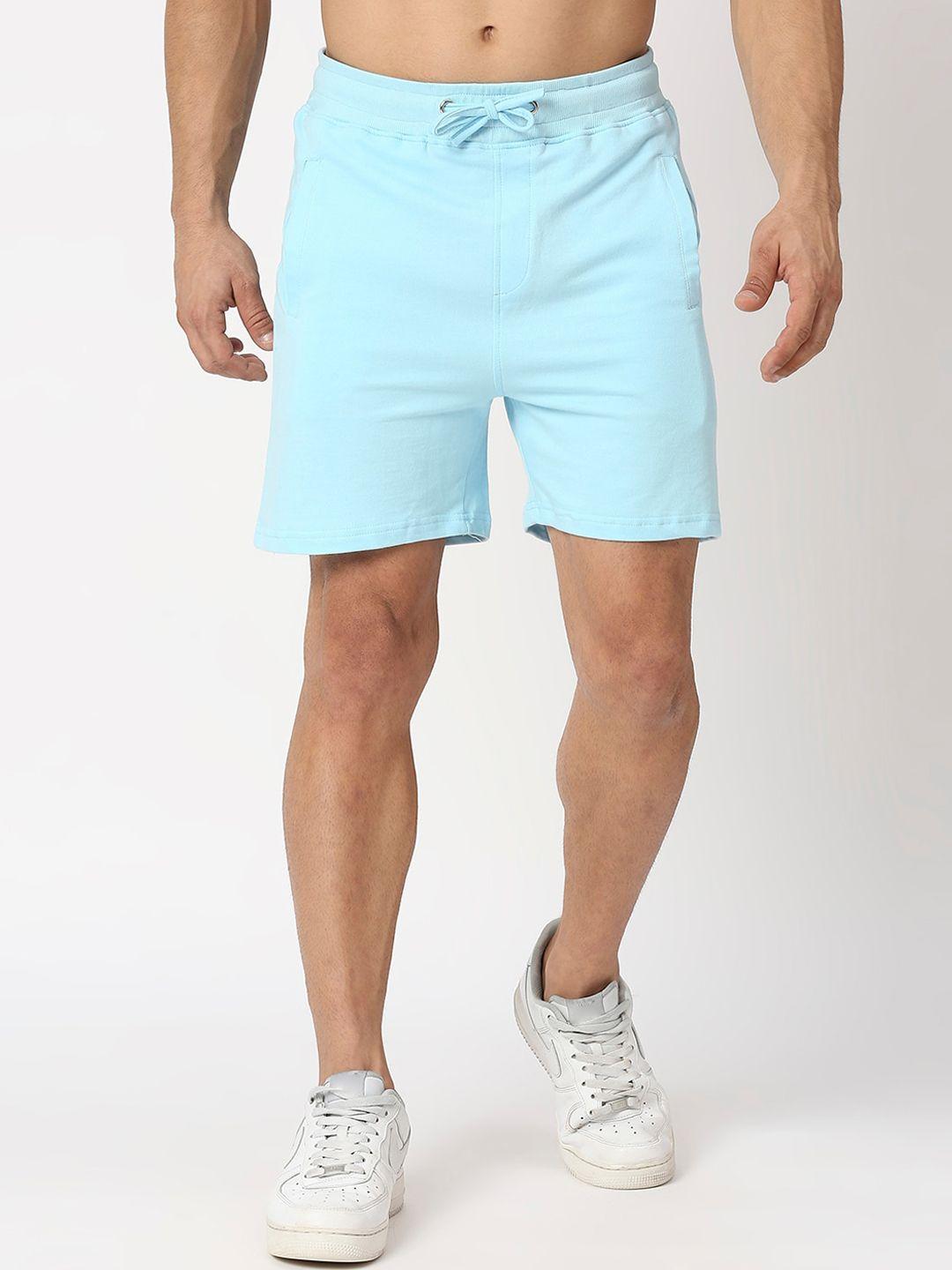 the daily outfits men mid rise pure cotton shorts