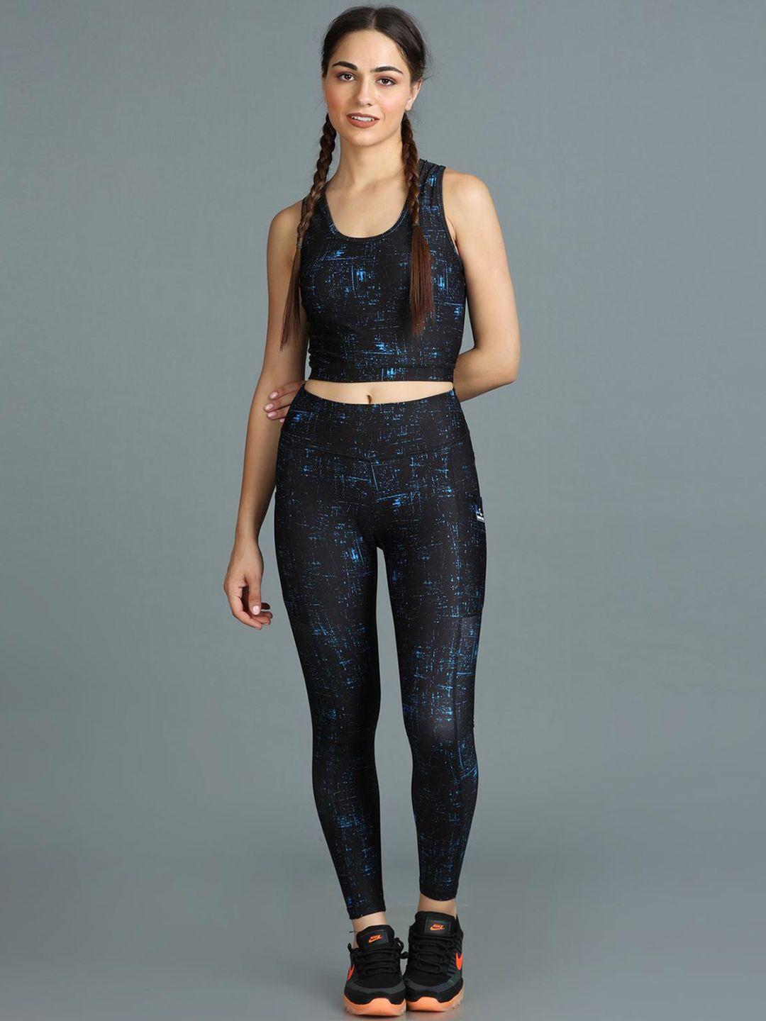 the dance bible printed padded sports top & activewear leggings co-ords