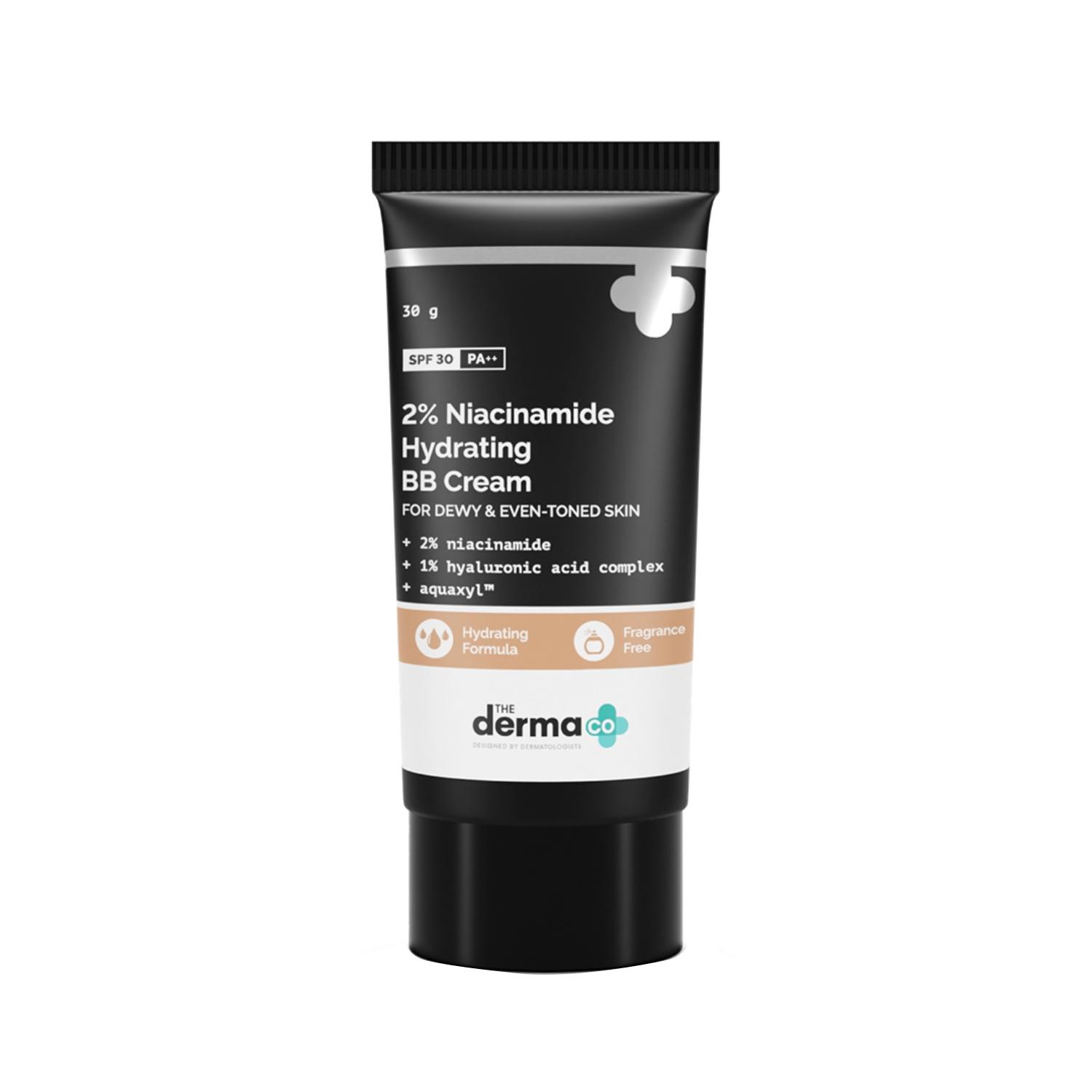 the derma co 2% niacinamide hydrating bb cream with spf 30 pa++ - beige (30g)