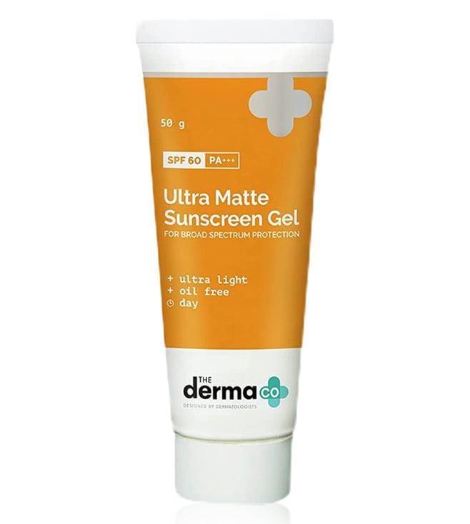 the derma co ultra matte sunscreen gel with spf 60 pa +++ - 50 gm