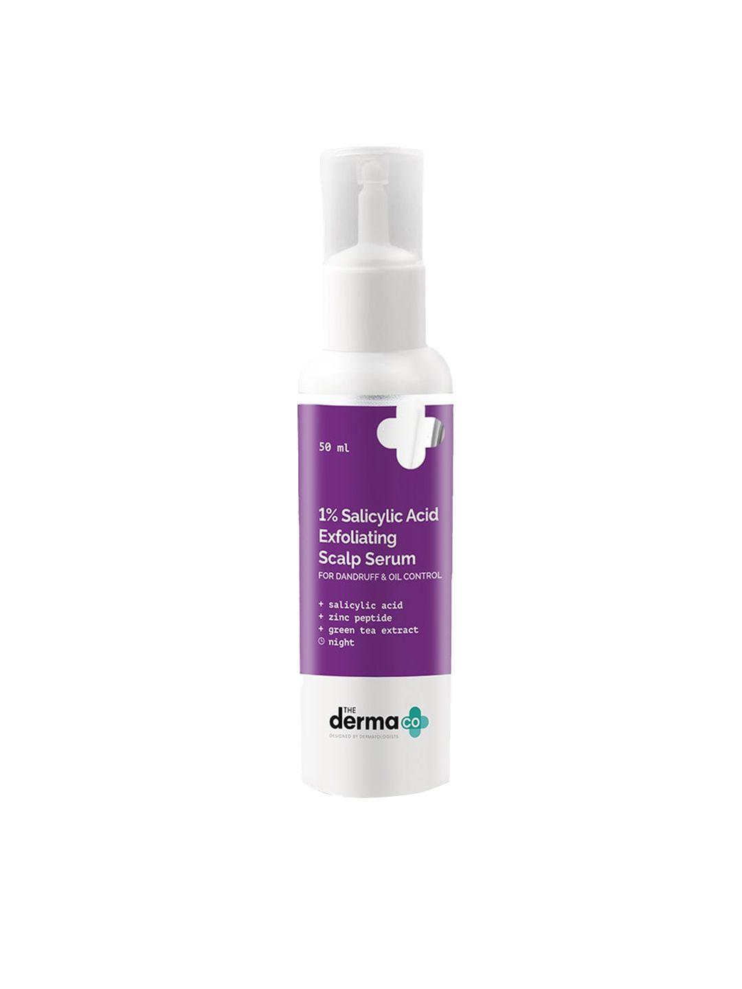 the derma co. 1% salicylic acid exfoliating scalp serum for dandruff & oil control - 50 ml
