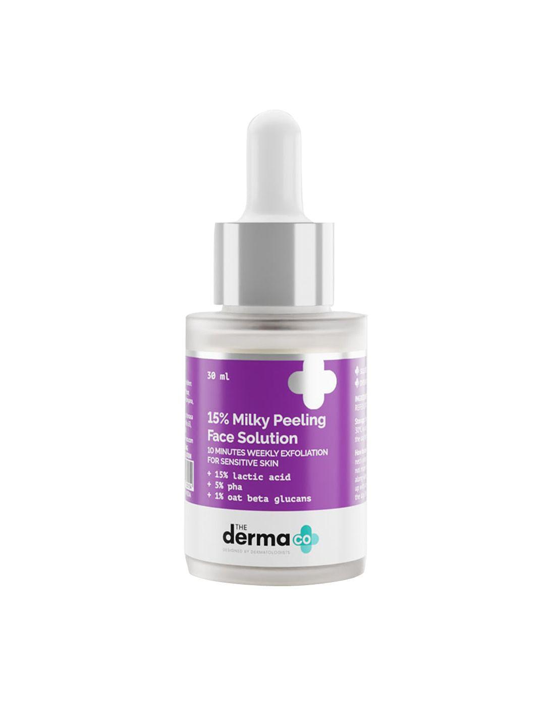 the derma co. 15% milky peeling face solution with 15% lactic acid 30ml