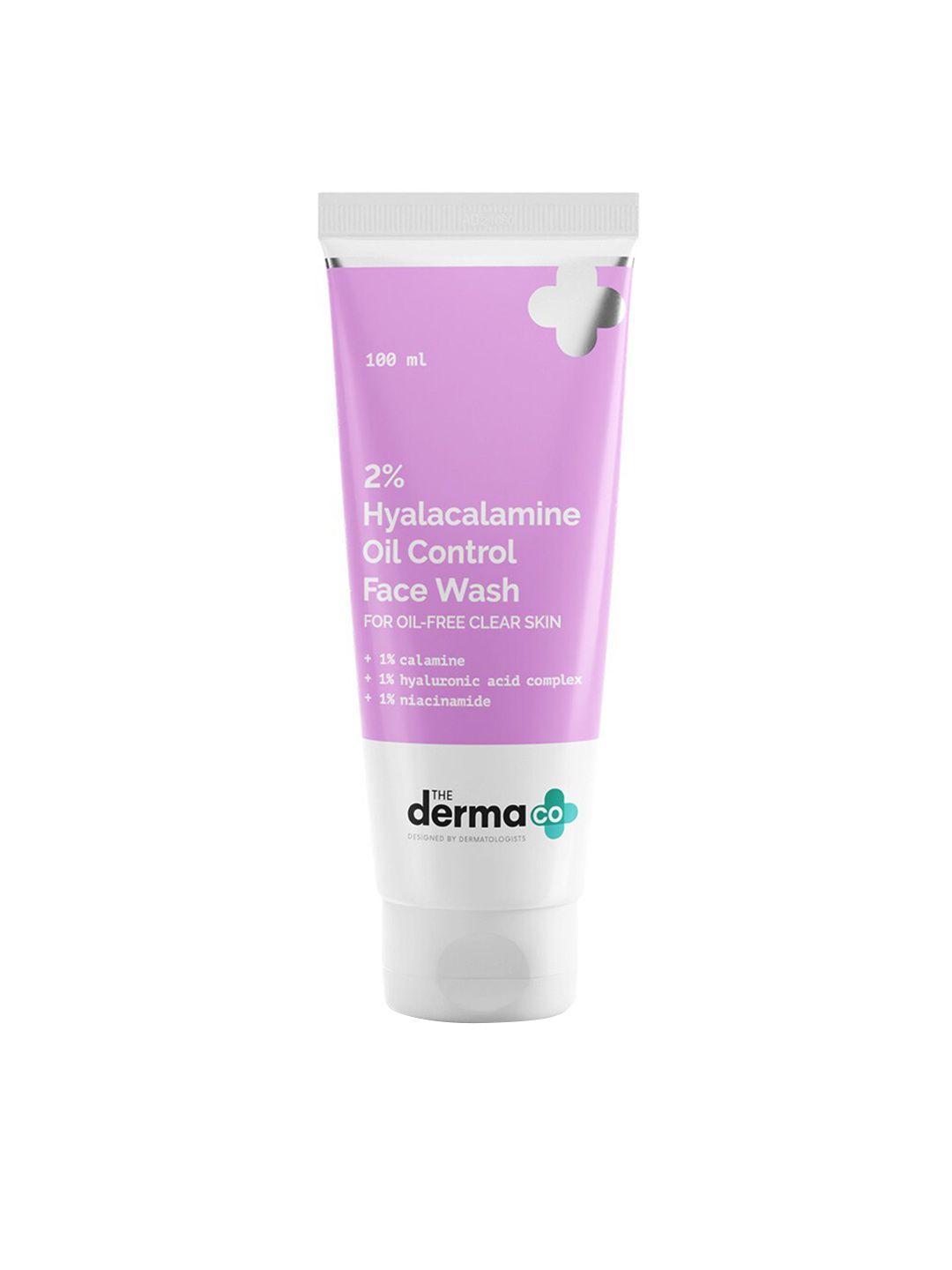 the derma co. 2% hyalacalamine oil control face wash with niacinamide - 100 ml