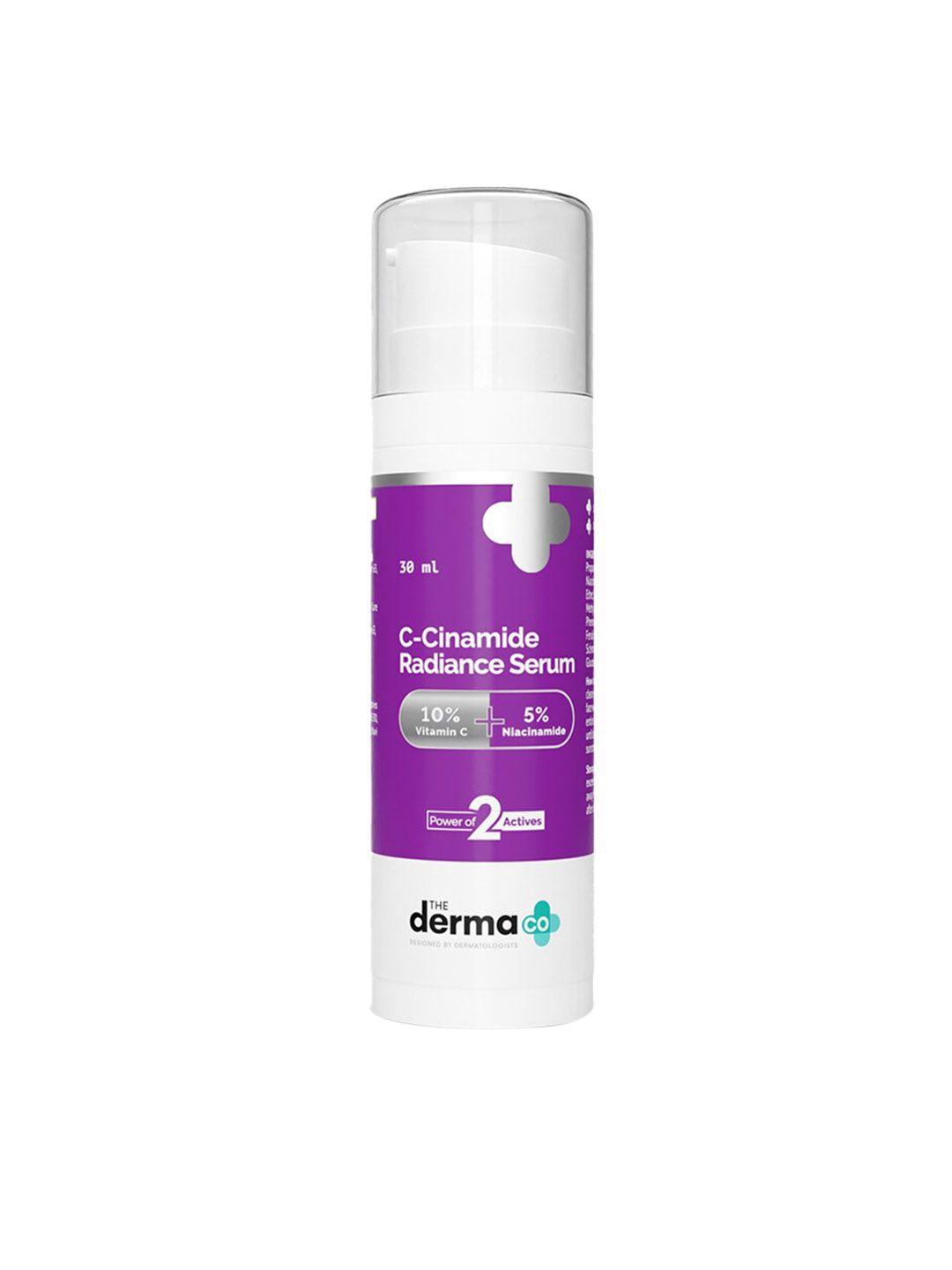 the derma co. c-cinamide radiance face serum with 10% vit c & 5% niacinamide - 30 ml