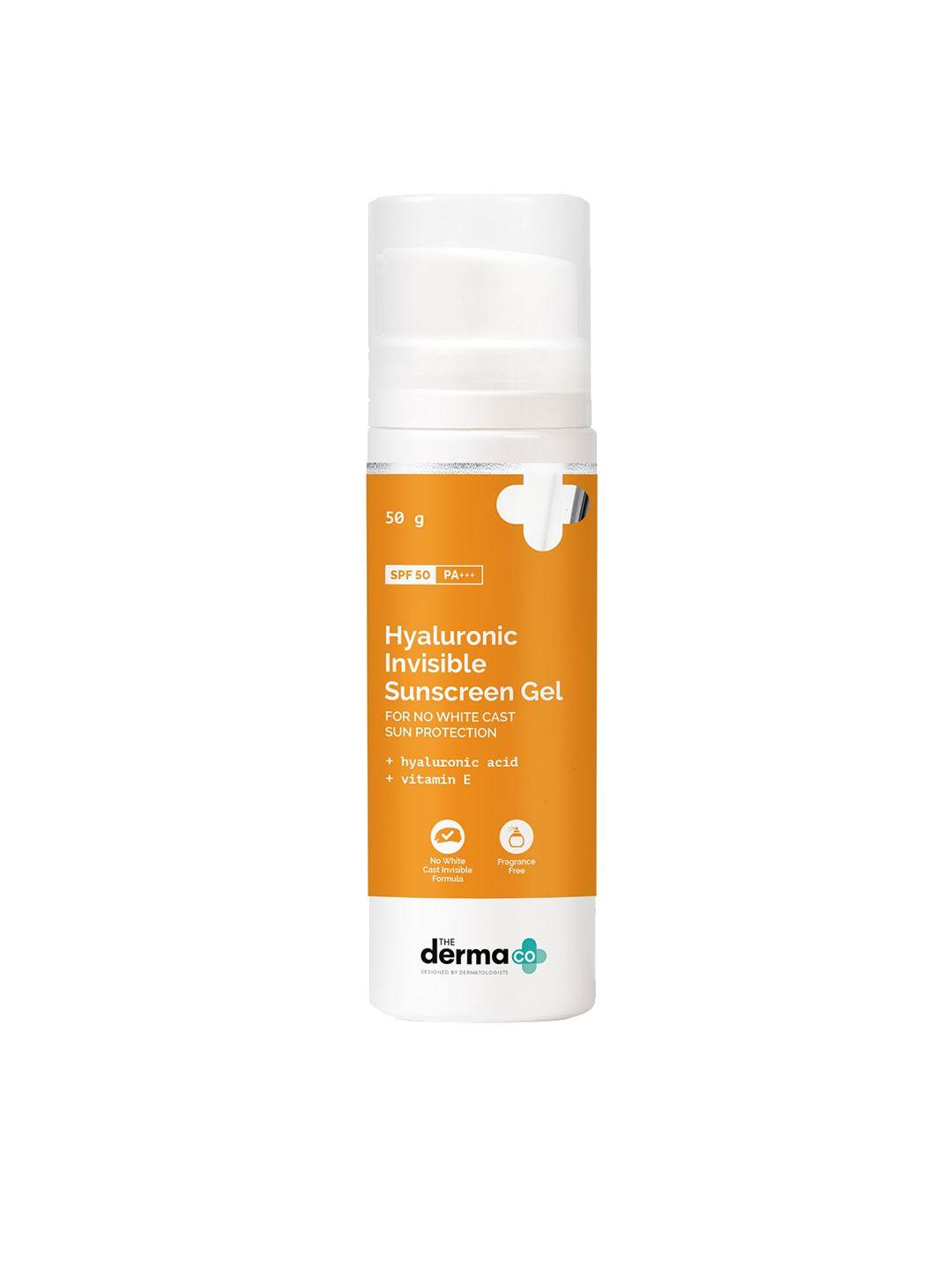the derma co. hyaluronic invisible sunscreen ge 50g