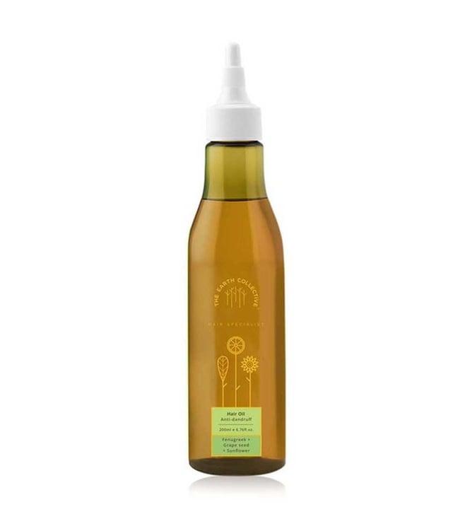 the earth collective anti dandruff hair oil - 200 ml