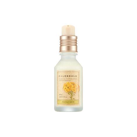 the face shop calendula essential moisture face serum with calendula |reduces redness| sooth and calms skin|for sensitive skin,40ml