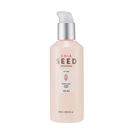 the face shop chia seed hydro lotion enriched with vitamin b12 for glowing and hydrating skin |for all skin types| paraben free,145ml