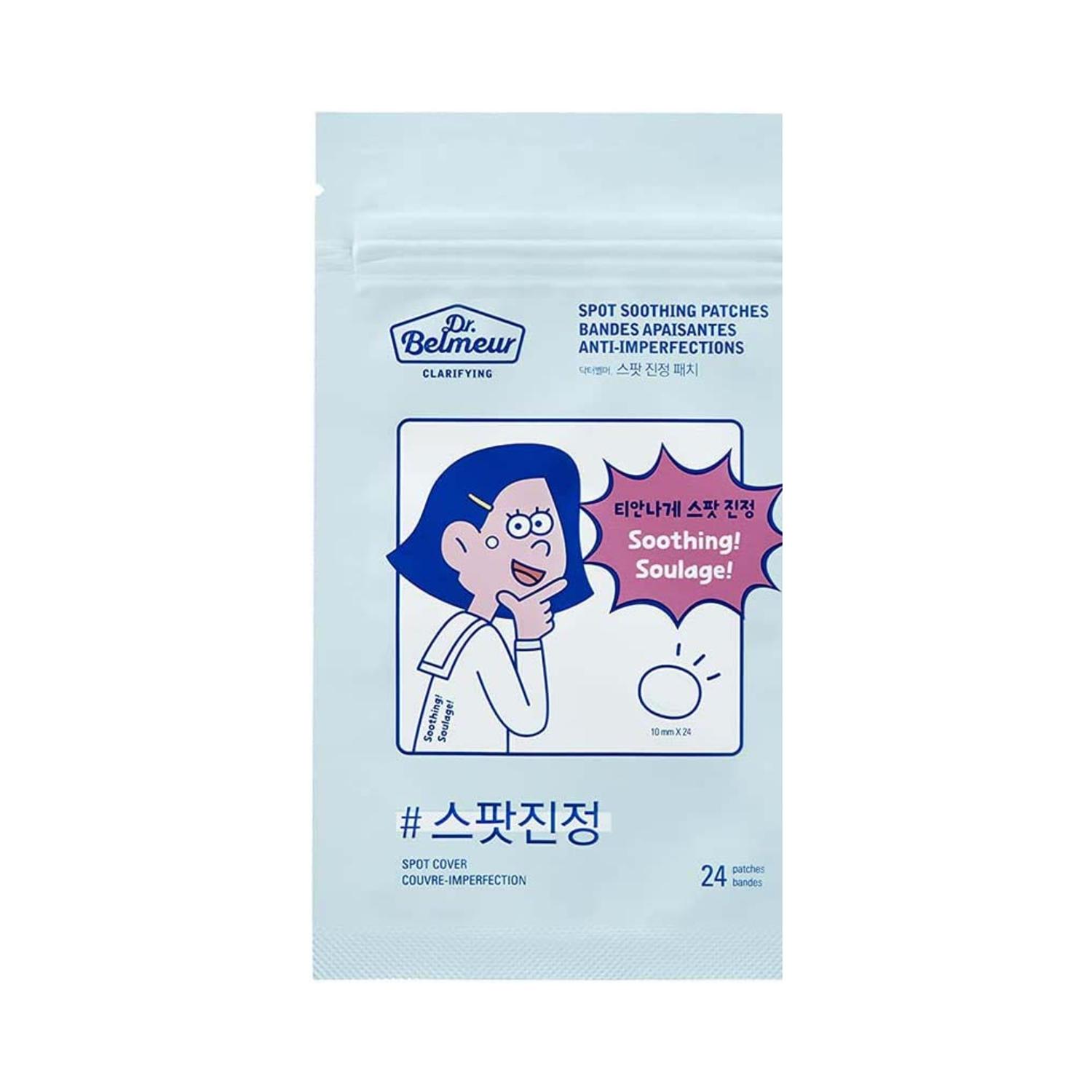 the face shop dr.belmeur clarifying spot soothing patches (24 patches)