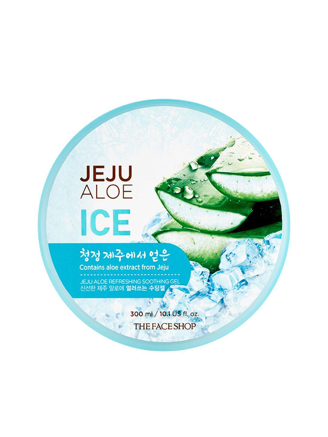 the face shop jeju aloe ice refreshing gel 300 ml